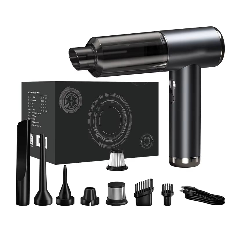 Rechargeable Vacuum Cleaner with Air Blower Air Duster Portable Wireless Handheld for Home and Car Use 18000Pa PR 6000Mah