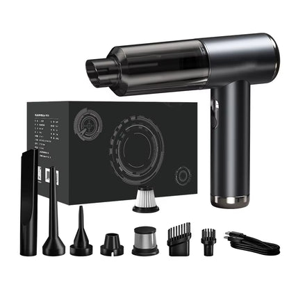 Rechargeable Vacuum Cleaner with Air Blower Air Duster Portable Wireless Handheld for Home and Car Use 18000Pa PR 6000Mah
