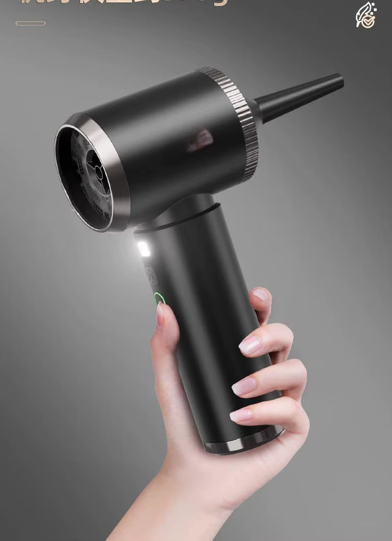 Rechargeable Vacuum Cleaner with Air Blower Air Duster Portable Wireless Handheld for Home and Car Use 18000Pa PR 6000Mah