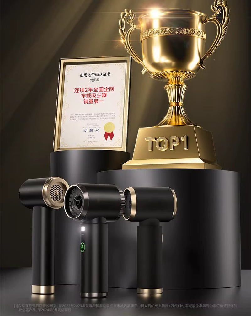 Rechargeable Vacuum Cleaner with Air Blower Air Duster Portable Wireless Handheld for Home and Car Use 18000Pa PR 6000Mah